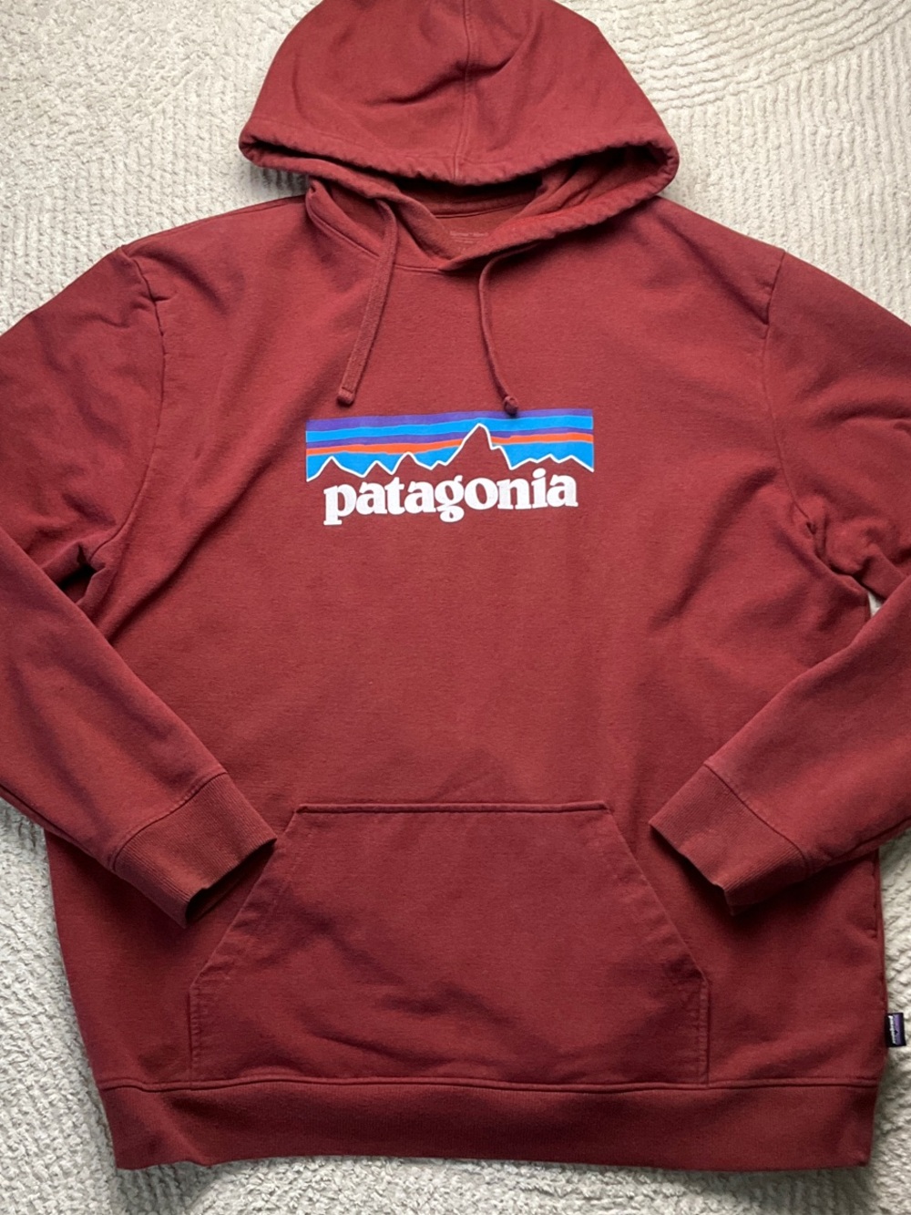 Patagonia P-6 Logo Uprisal Barn Red Hoody STY39539 Men’s XXL